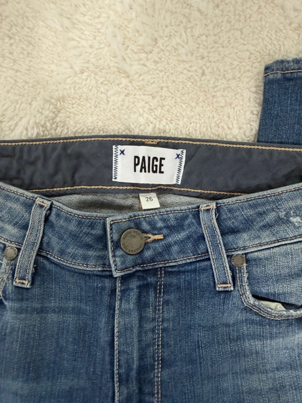 NWT PAIGE Hoxton High Rise Ultra Skinny Jean - Picture 2 of 4